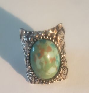 Turquoise Big Ring 7